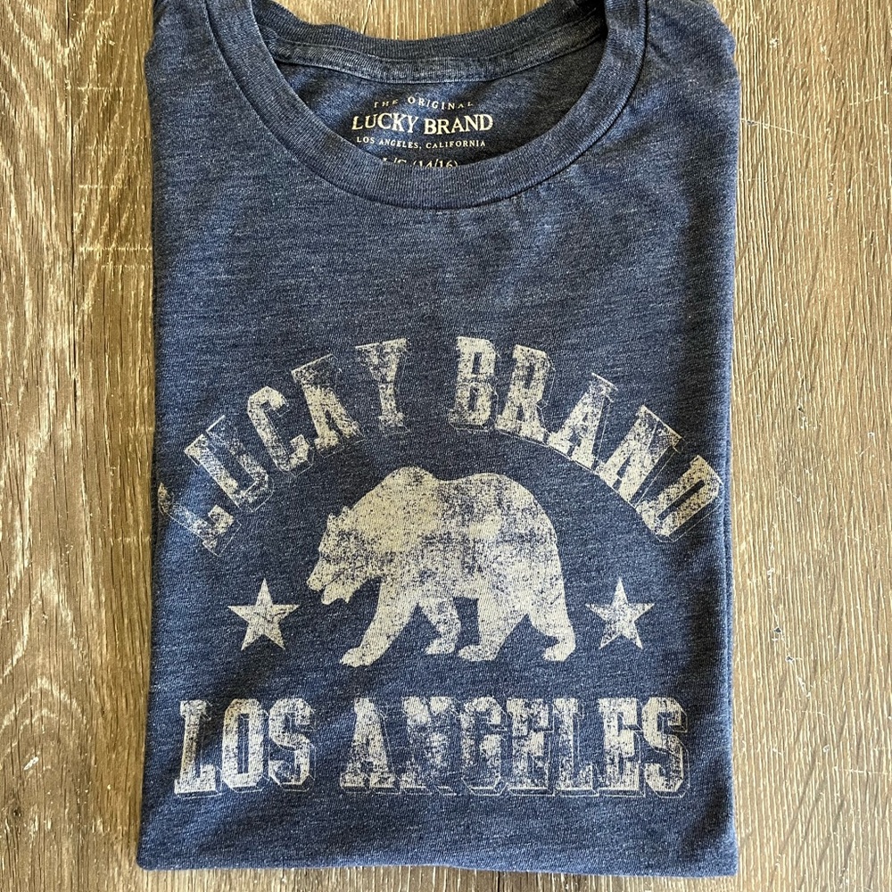 Lucky Brand, boys T-Shirt, Size 14/16, blue